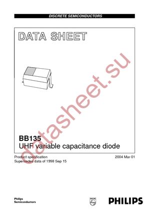 BB135 T/R datasheet  